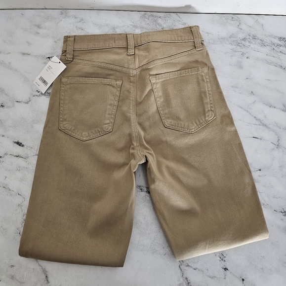 J Brand Alana High Rise Crop Skinny Tan Camel Jeans 26 NWT - Picture 6 of 11